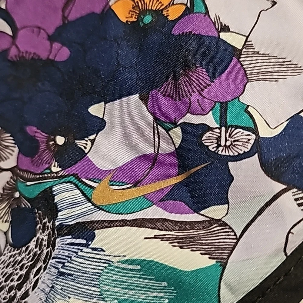 Nike Dri-FIT Tempo Girls Purple Floral Shorts